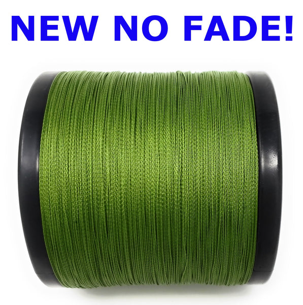 Reaction Tackle Braided Fishing Line Green Camo 30LB 300yd