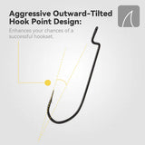 Nako Finesse Standard Offset Worm Hooks