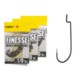 Nako Finesse Standard Offset Worm Hooks