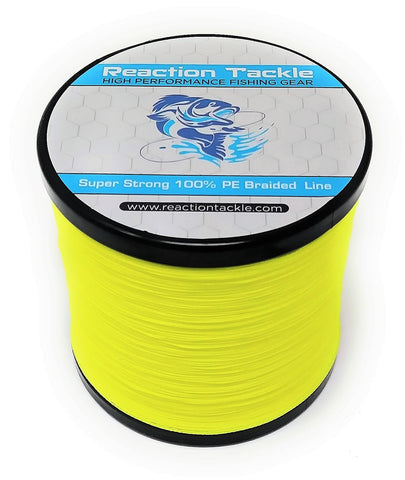 GetUSCart- Reaction Tackle Braided Fishing Line NO Fade Red 20LB 150yard