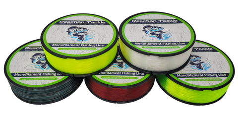 Reaction Tackle Monofilament Fishing Line- Strong and Abrasion